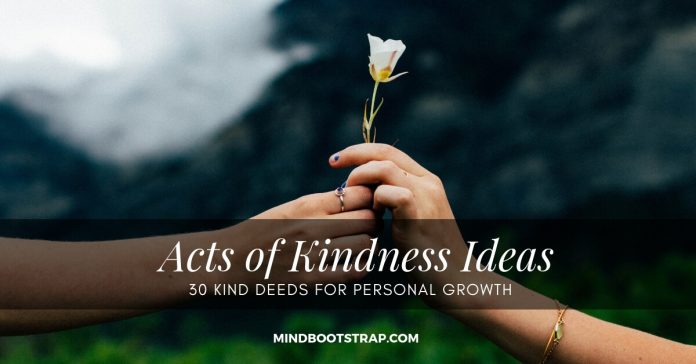 Thirty Kind Deeds for Personal Growth