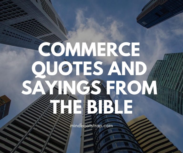 Commerce Quotes & Sayings from the Bible