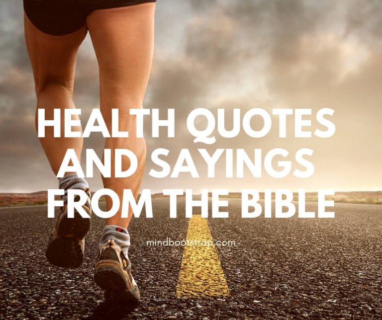 Health Quotes and Sayings from the Bible
