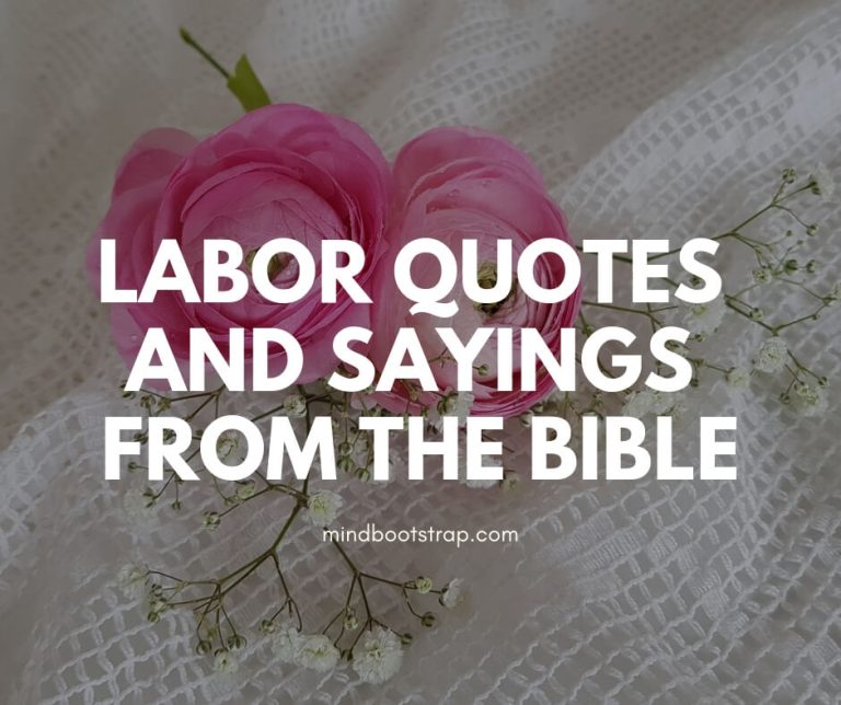 Stimulating & Encouraging Labor's Day Quotes and Sayings from the Bible