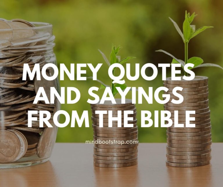 Stimulating Scripture Quotations and Sayings About Money