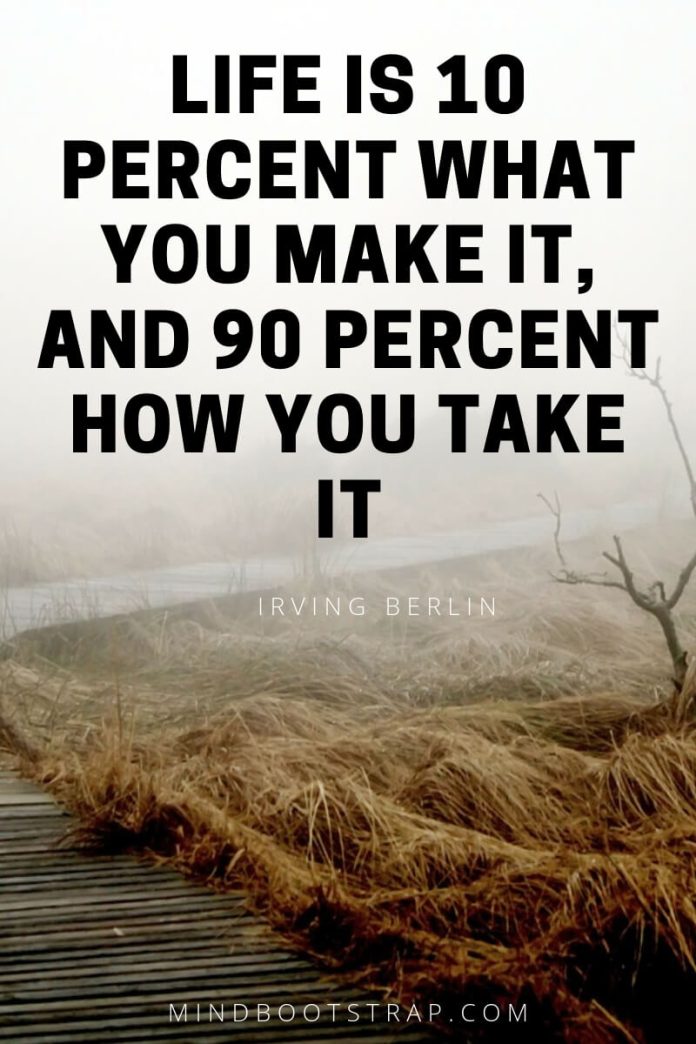 35+ Best Life Is What You Make It Quotes and Sayings (Images)