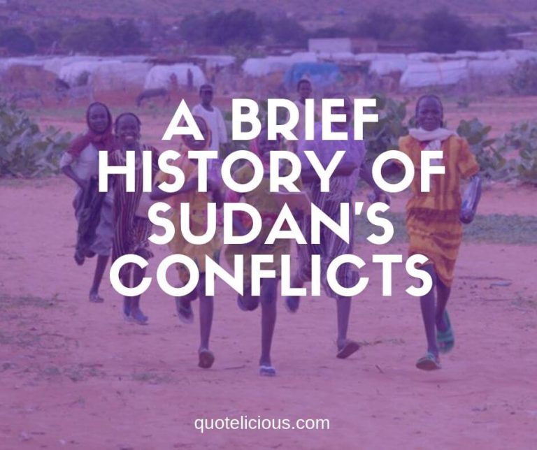 A Brief History of Sudan’s Conflicts