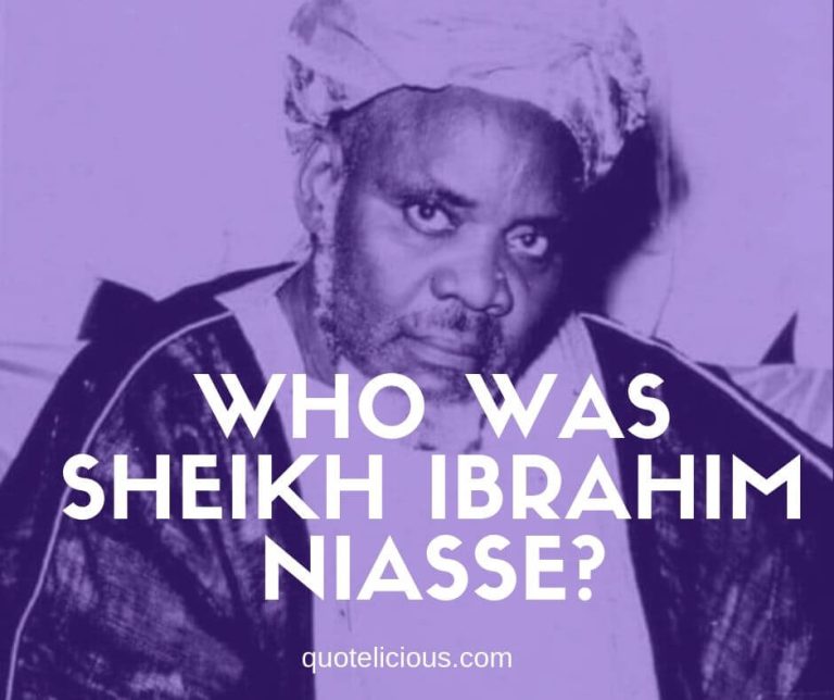 Who was Sheikh Ibrahim Niasse?