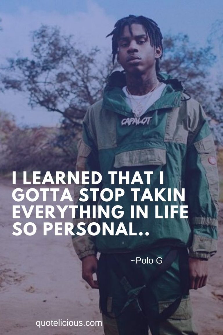 21+ Best Polo G Quotes and Sayings About Music, Life