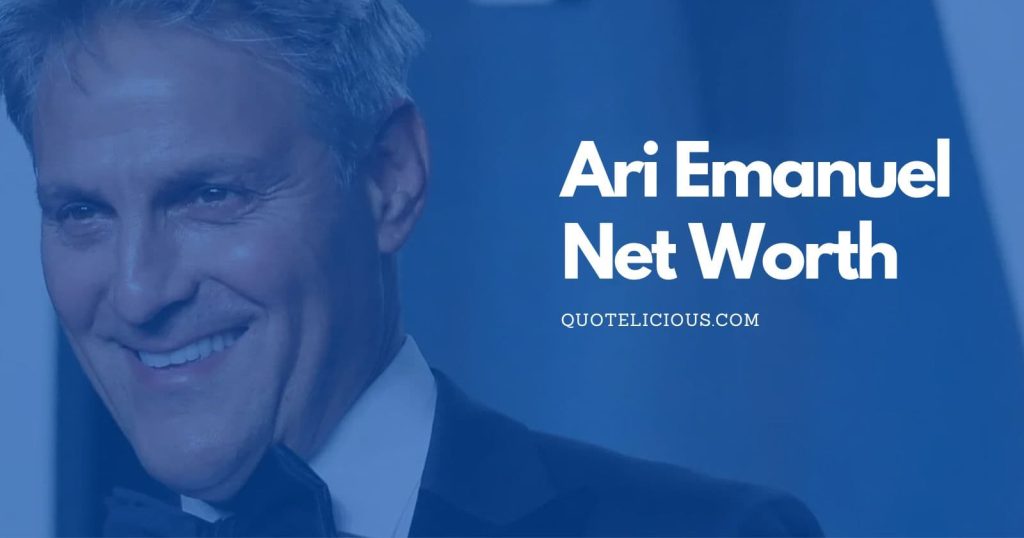 What is Ari Emanuel's Net Worth in 2024? Latest Updates