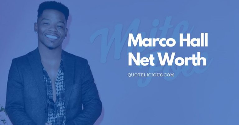 Marco Hall Net Worth: How Much Is He Really Worth?