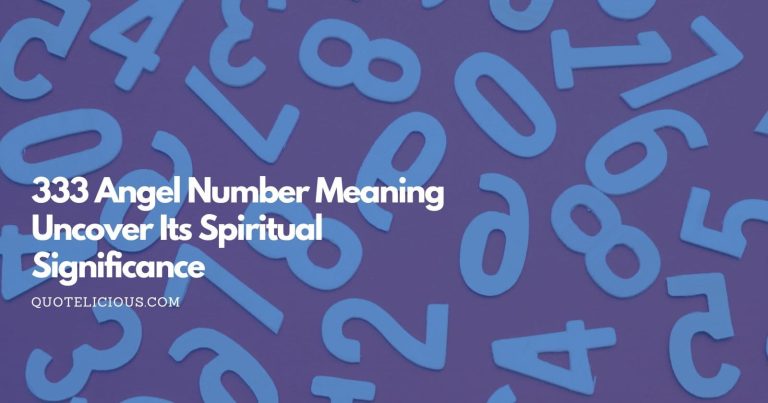 333 Angel Number Meaning | Uncover Its Spiritual Significance