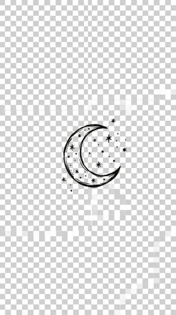 How I Make Transparent PNG Quote Designs for Cricut Using a Free Local AI Tool 3 2 Crescent moon with stars