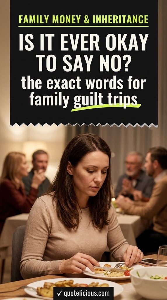How to Respond When Family Guilt-Trips You About Inheritance or Money 40 6 family guilt trip inheritance