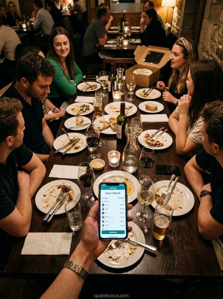 What to Say When You Can't Afford to Split the Bill Evenly 34 7 split bill evenly